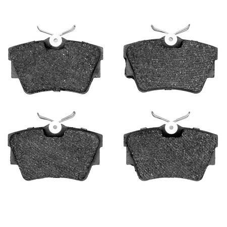 Dynamic Friction Co 3000 Semi-Metallic Brake Pads, Extreme Low Dust, 100% Copper Free, 100% Asbestos-free, Rear 1311-0706-00